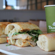Panera Bread sandwiches and coffee